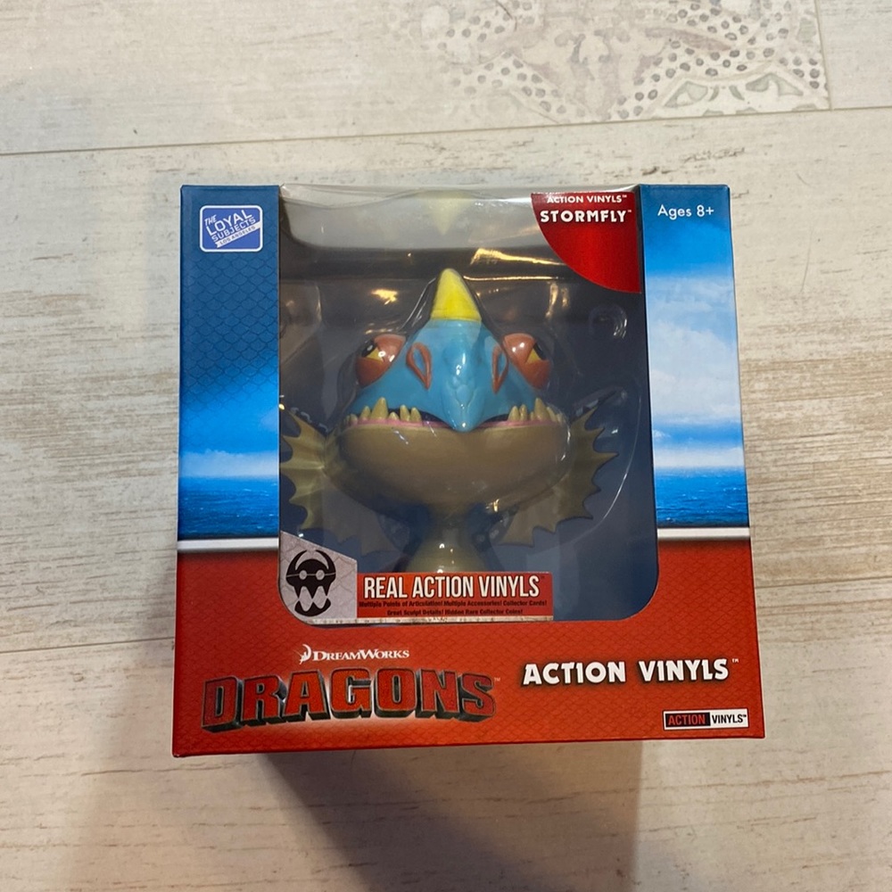 Real Action Vinyls Dreamworks Dragons Stormfly Collectible Figure